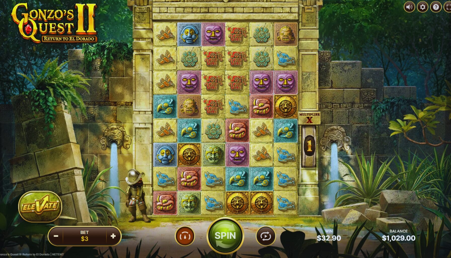 Gonzo's Quest 2 NetEnt kolikkopeli