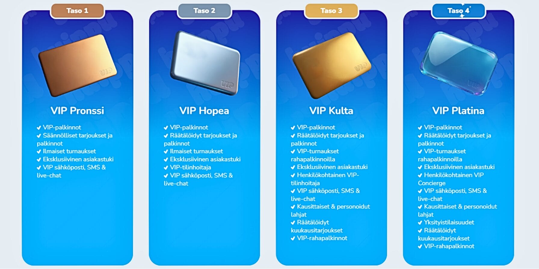 huippukasino VIP-ohjelman tasot huippukasino VIP-ohjelman tasot