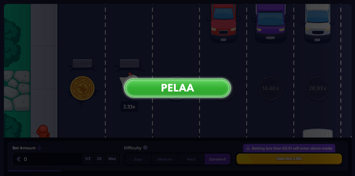 Mission Uncrossable demopeli