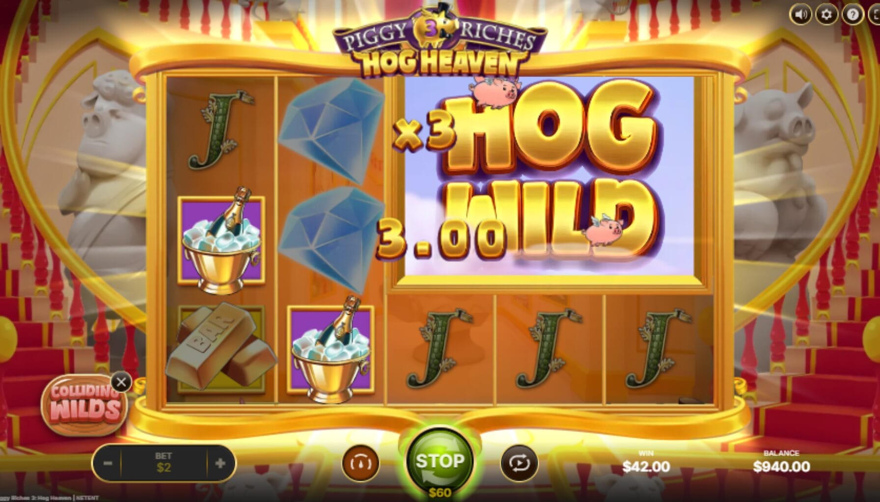 Piggy Riches 3: Hog Heaven NetEnt kolikkopeli Piggy Riches 3: Hog Heaven NetEnt kolikkopeli