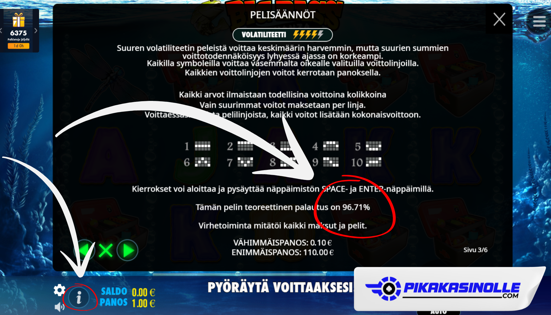 Pragmatic Play pelien palautusprosentin tarkistaminen
