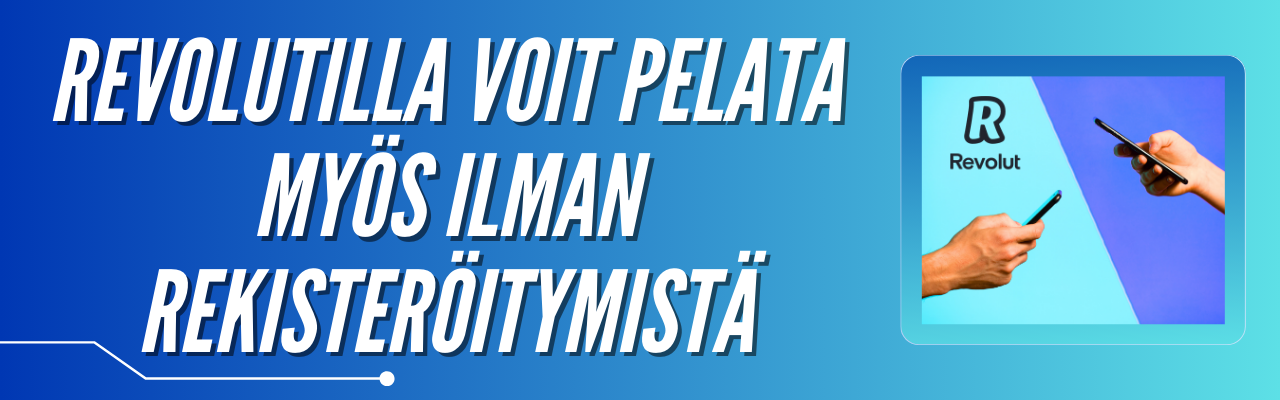 Revolutilla voit pelata ilman rekister&ouml;itymist&auml;