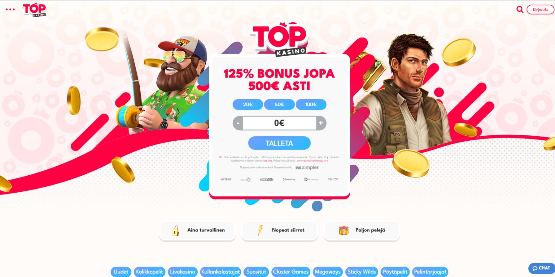 Topkasino Casinon ulkoasu Topkasino Casinon ulkoasu